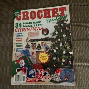 2/$35 Crochet Fantasy 34 Favorites for Christmas Vol 12 No 7 Nov 1993 Vintage